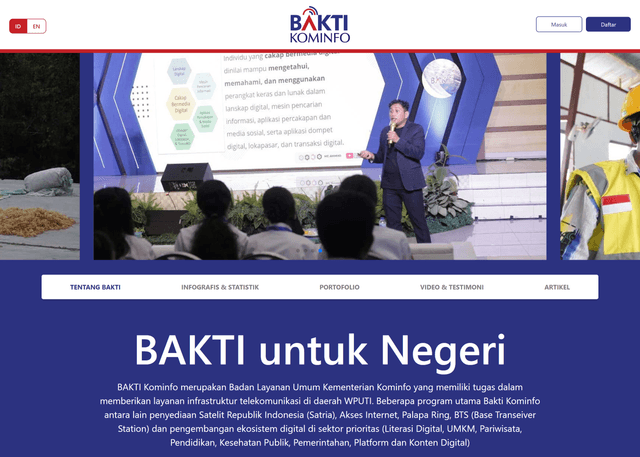 BAKTI DNA Website